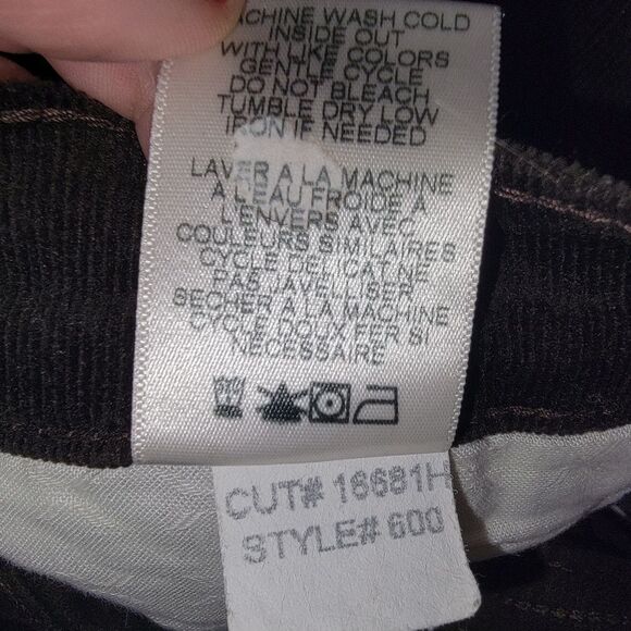 Nydj Nwot brown bootcut micro corduroy pants size 6 - Picture 4 of 6